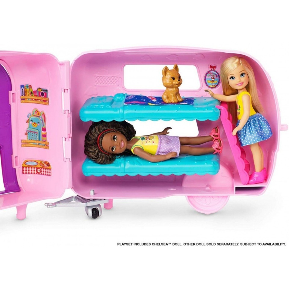 Obrázek 3 produktu Mattel Barbie Chelsea Karavan herní set, FXG90
