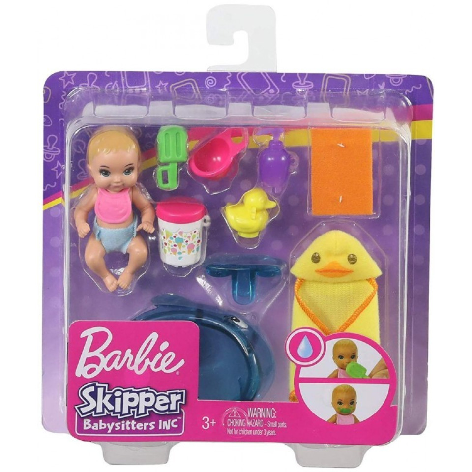 Obrázek 3 produktu Barbie Skipper Miminko Herní set koupání a krmení, Mattel GHV84