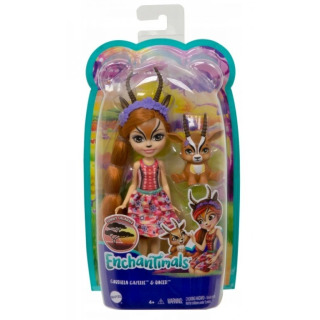 Obrázek 2 produktu ENCHANTIMALS Panenka se zvířátkem Gabriela Gazelle a Spotter, Mattel GTM26