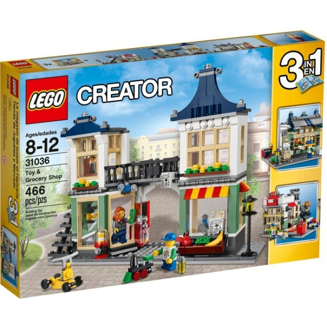 Obrázek produktu LEGO Creator 31036 Obchod s hračkami a potravinami 3 v 1