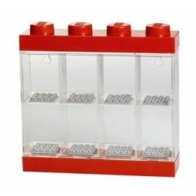 Obrázek produktu LEGO® vitrínka na 8 minifigurek červená