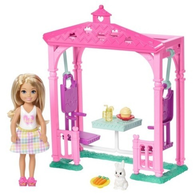 Obrázek produktu Barbie Chelsea a altánek s občerstvením, Mattel FDB34