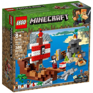 Obrázek 1 produktu LEGO Minecraft 21152 Dobrodružství pirátské lodi