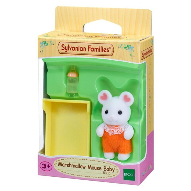 Obrázek produktu Sylvanian Families 5336 Miminko bílá myška s postýlkou