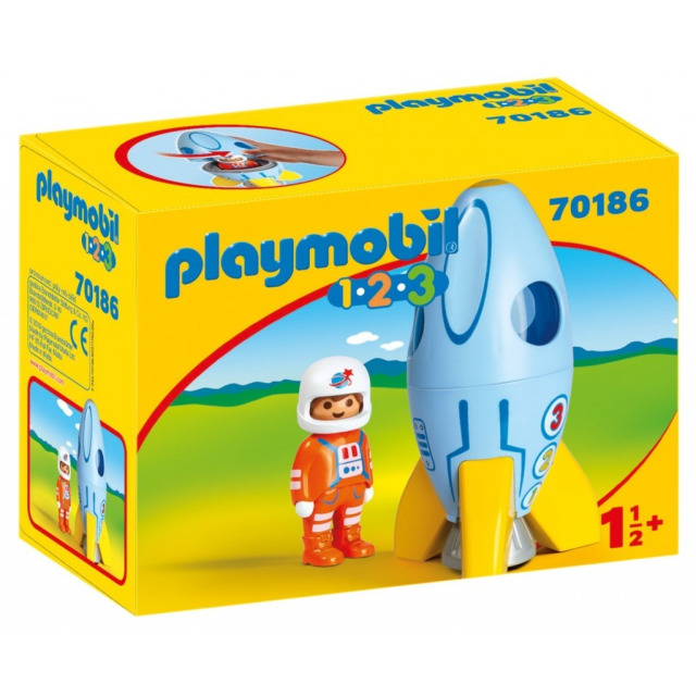 Obrázek produktu Playmobil 70186 Kosmonaut v raketě (1.2.3)
