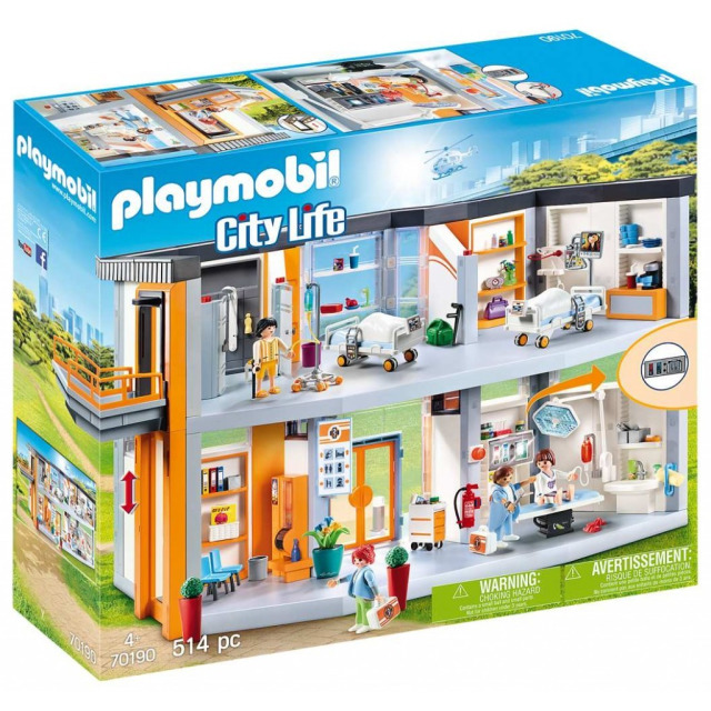 Obrázek produktu Playmobil 70190 Velká nemocnice s vybavením