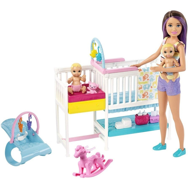 Obrázek produktu Mattel Barbie Dětský pokojík herní set, GFL38
