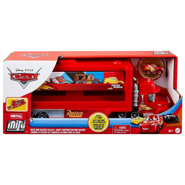 Obrázek produktu Cars 3 Mini transportér Mack a Blesk McQueen, Mattel GNW34