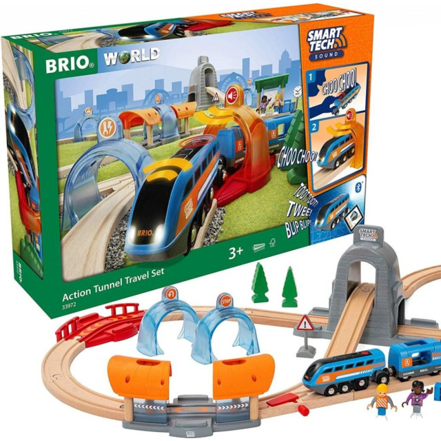 Obrázek produktu BRIO 33972 Smart Tech Sound Cestovní set s tunely