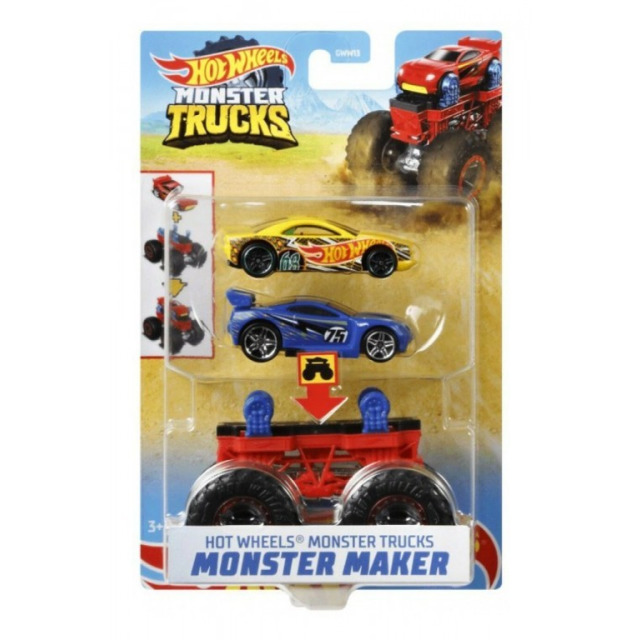 Obrázek produktu Hot Wheels® Monster Trucks Stvořitel Red, Mattel GWW14
