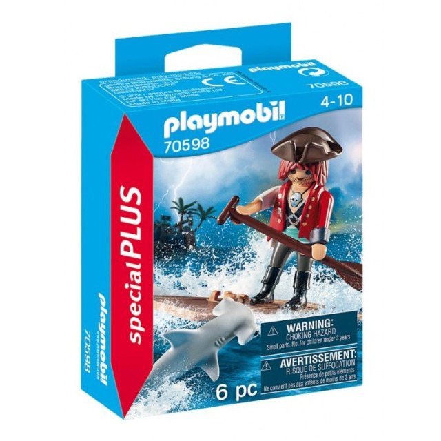 Obrázek produktu Playmobil 70598 Pirát na voru se žralokem kladivounem