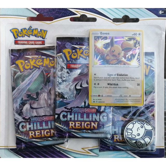 Obrázek produktu Pokémon TCG: SWSH06 Chilling Reign - 3 Blister Booster