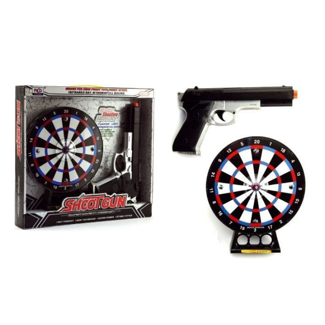Obrázek produktu Pistole 23cm + terč na baterie se světlem se zvukem