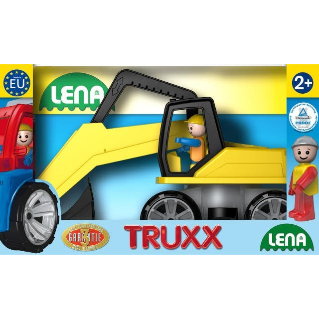 Obrázek produktu LENA Truxx Bagr + figurka v krabici