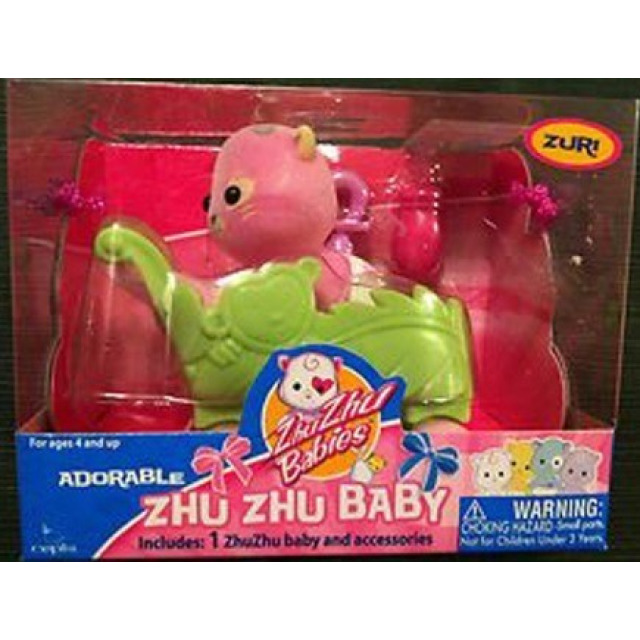 Obrázek produktu Zhu Zhu Babies Miminko v kočárku Zuri + 2 oblečky zdarma